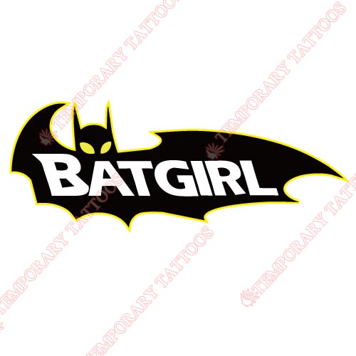 Batgirl Customize Temporary Tattoos Stickers NO.4